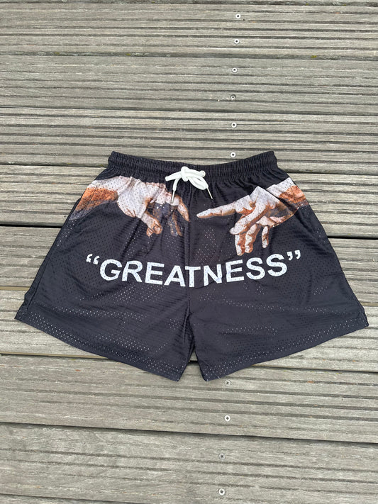 “GREATNESS” Shorts (Black)